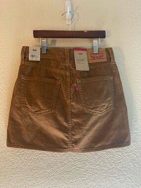 Levi's Tan Corduroy Mini Skirt